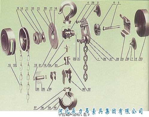 手拉葫蘆結構圖